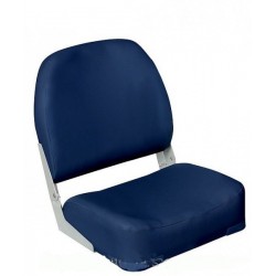 Сиденье Quality мягкое синего цвета, складное (низкая спинка)